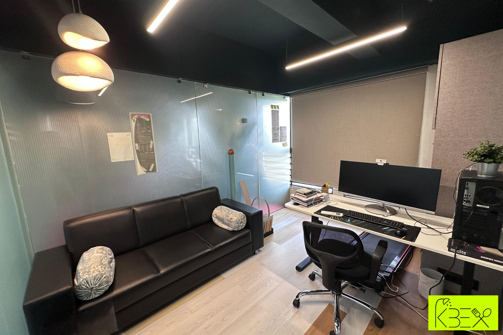 Minimal office cabin Ahmedabad KBEX