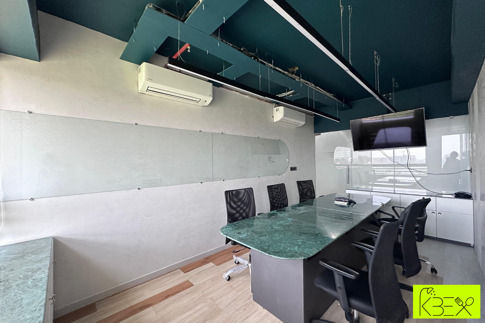 Boardroom interior design Ahmedabad KBEX