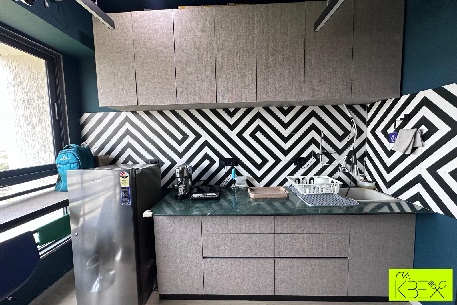 Office pantry interior Ahmedabad KBEX